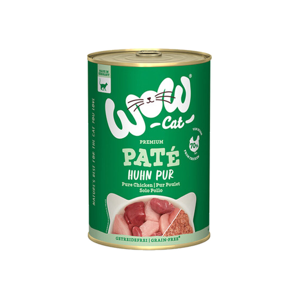 WOW Cat Nassfutter Adult - Reines Huhn - 400 g