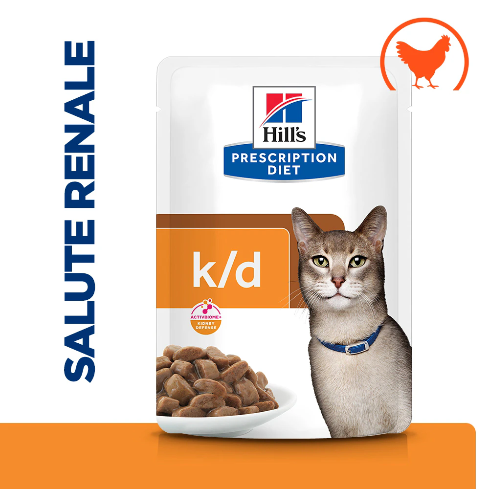 Hill's k/d Kidney Care - Prescription Diet - Feline - Buste Cibo Umido