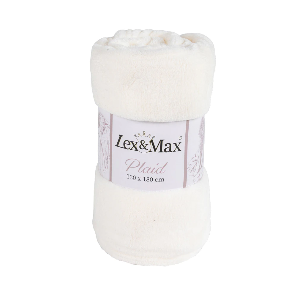 Lex & Max Fleece Plaids - Bianco