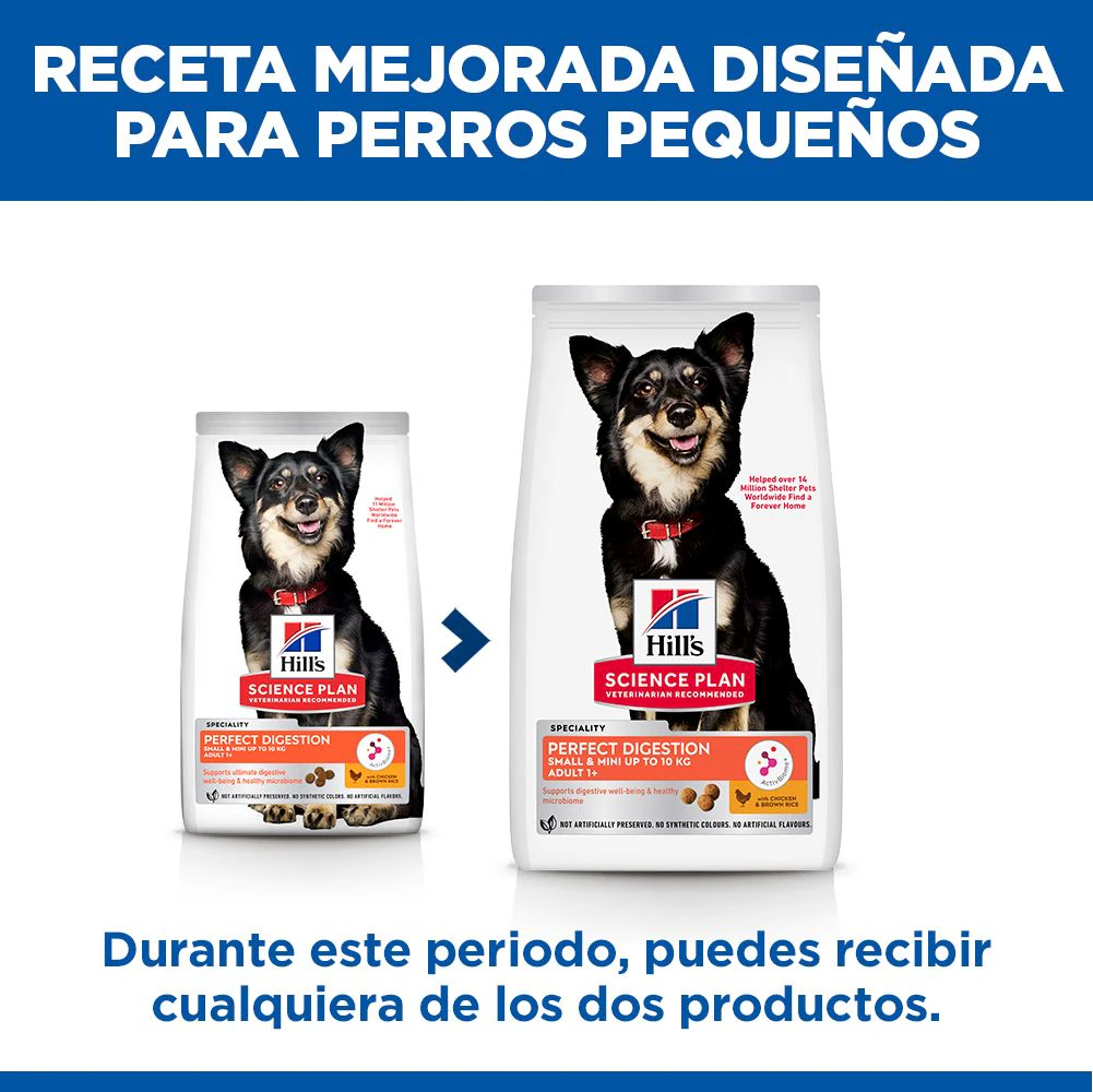 Hill's Science Plan Small & Mini - Perfect Digestion Adult - Pollo