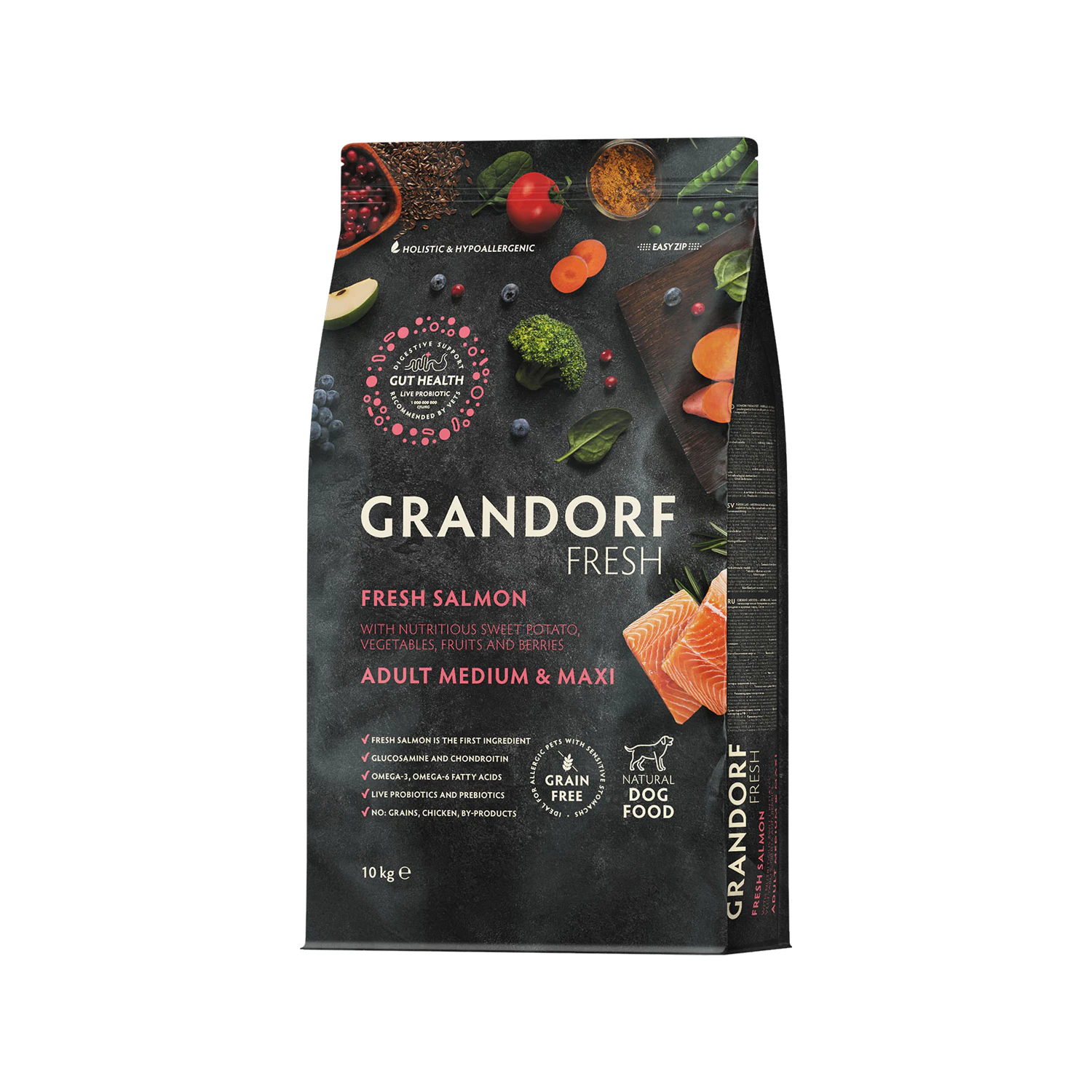 Grandorf Fresh Medium & Maxi Breeds Adult - Lachs - 10 kg