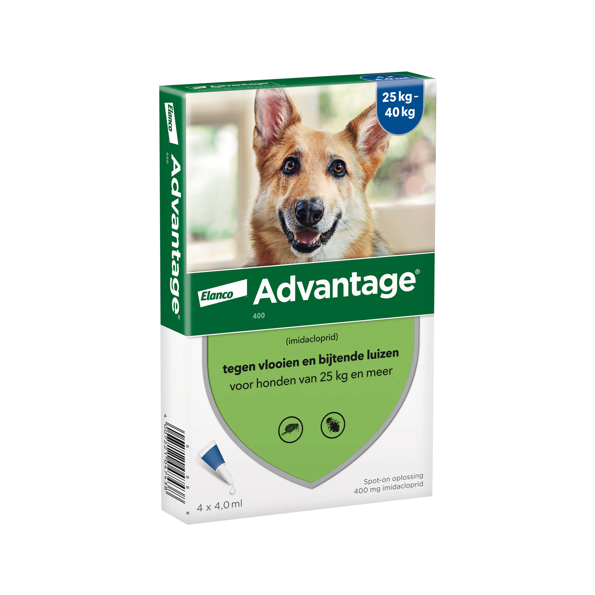 Advantage 400 Chien - 25 - 40 kg - 4 x 4 ml