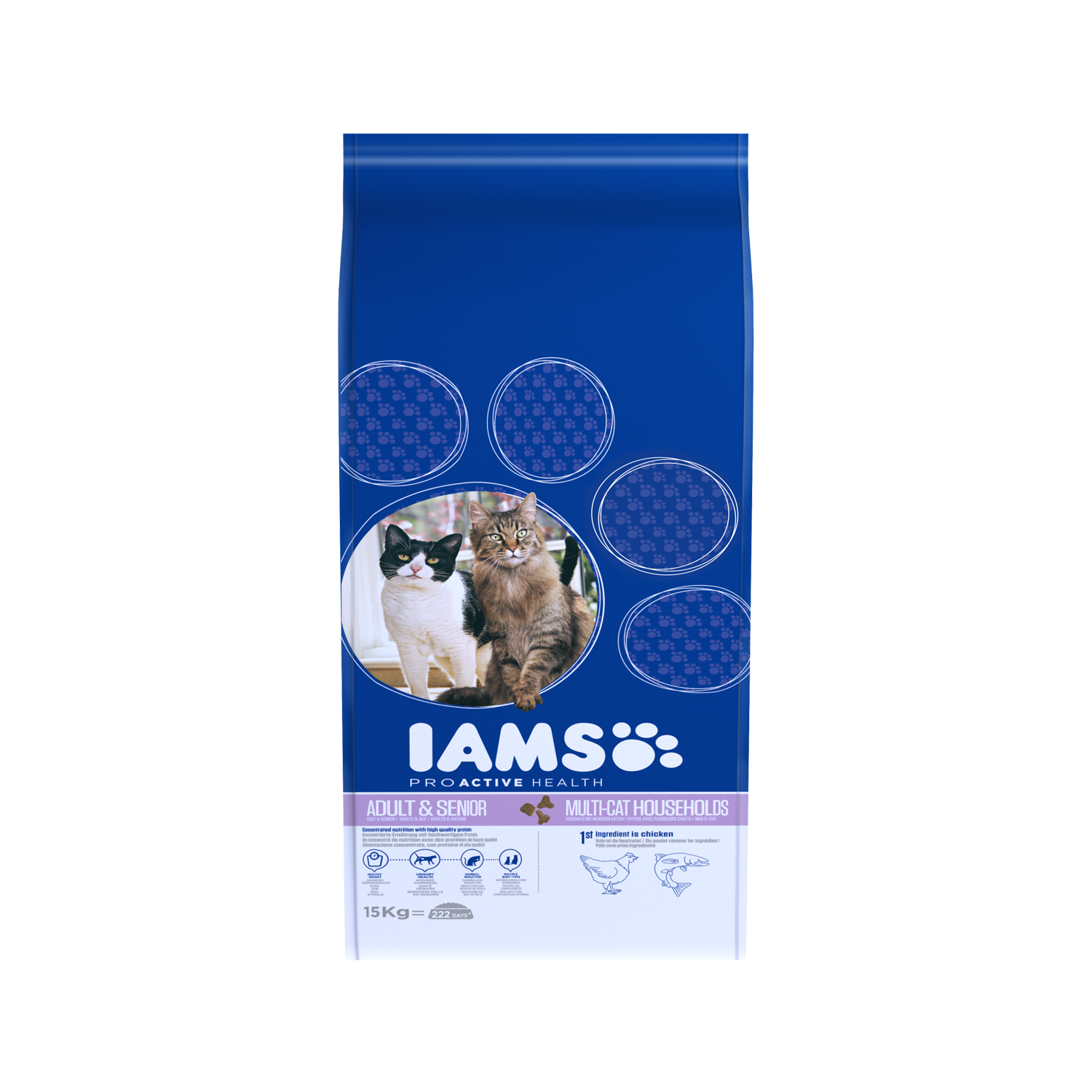 Iams adult cat store food