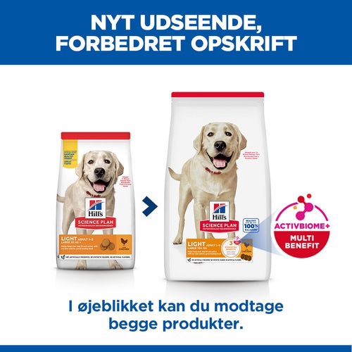 Hill's Science Plan - Large Breed - Adult - Light - Kylling