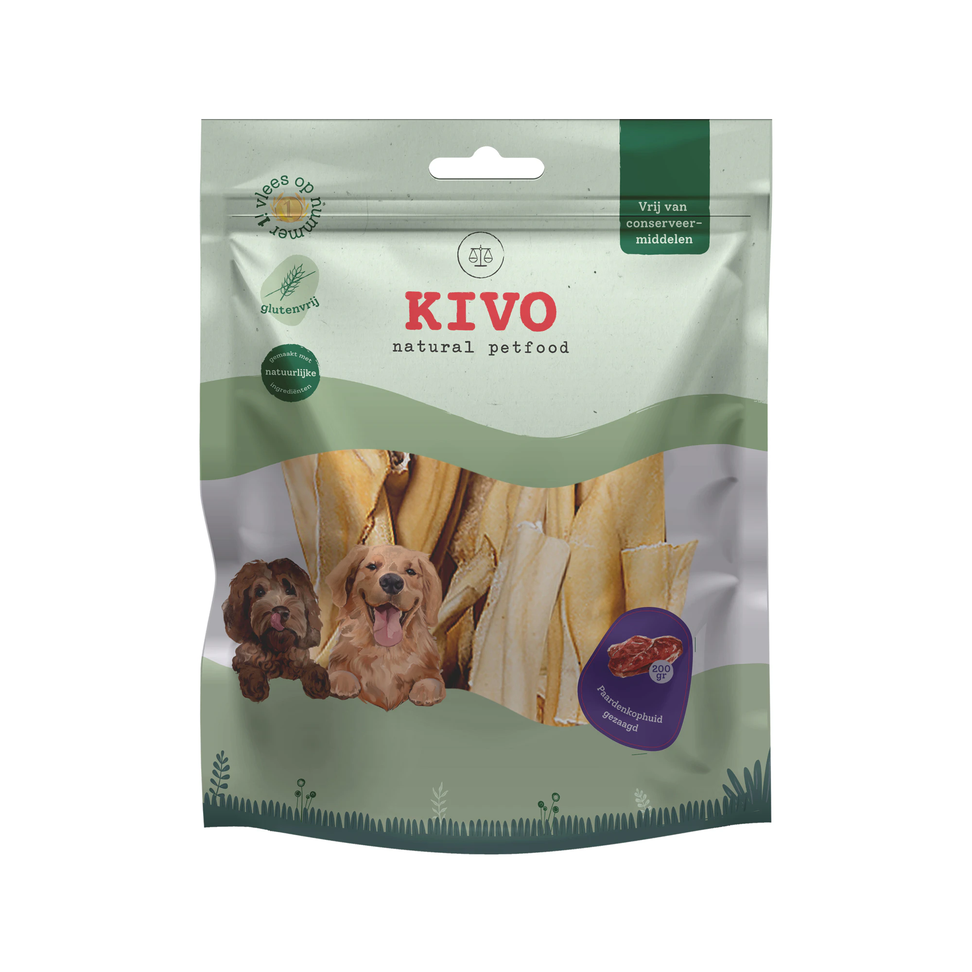 Kivo Paardenkophuid Gezaagd