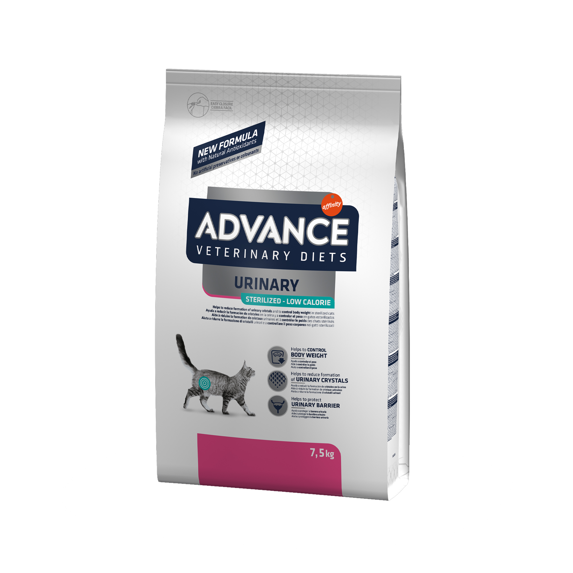 Affinity Advance Vet. Diets Urinary Sterilized Low Calorie Gatto - 7,5 kg