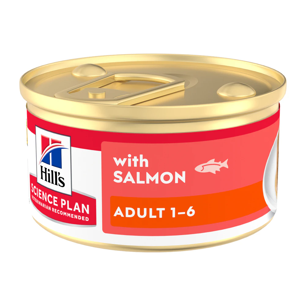 Hill's Science Plan Feline Adult Premium Mousse - Łosoś