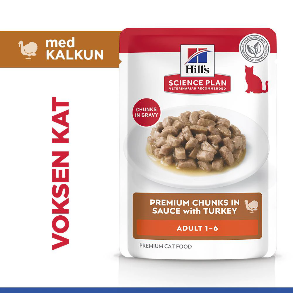 Hill's Science Plan Adult - Kalkun - Måltidspose