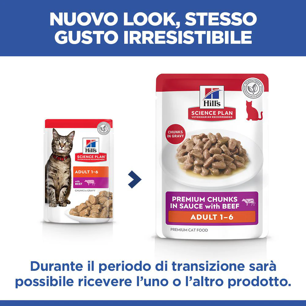 Hill's Science Plan Adult - Manzo - Bustina Pasto