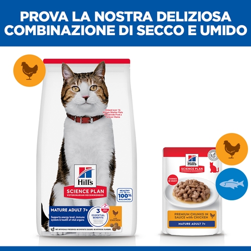 Hill's Science Plan Mature Adult 7+ - Pollo