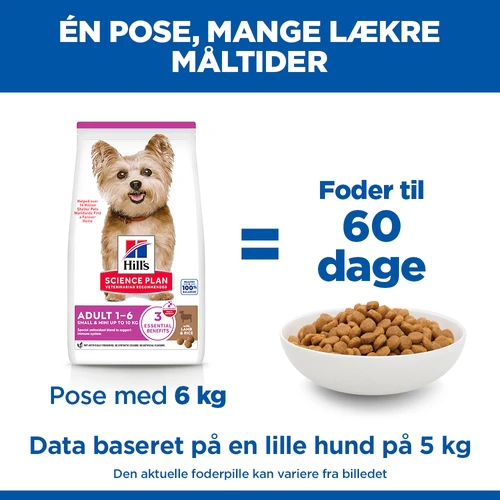 Hill's Science Plan Small & Mini - Adult - Lam og Ris