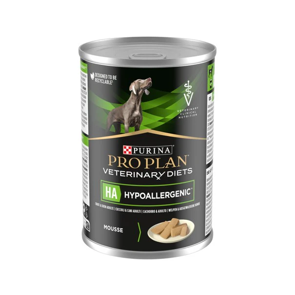 Purina Pro Plan Veterinary Diets HA Hypoallergeen - Hond - Blik - 12 x 400 g