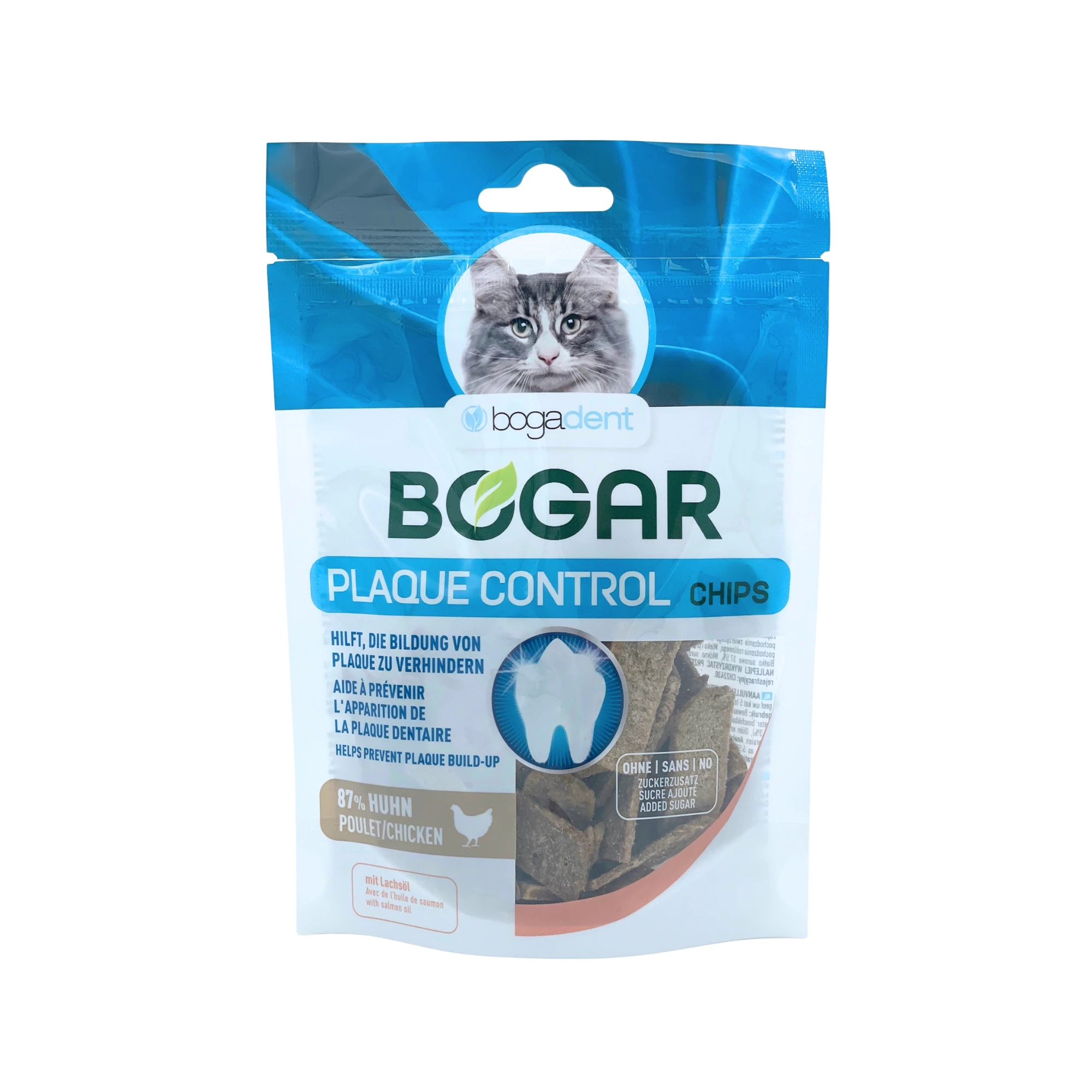 Bogar Plaque Control Chips - Huhn mit Lachsöl - 50 g