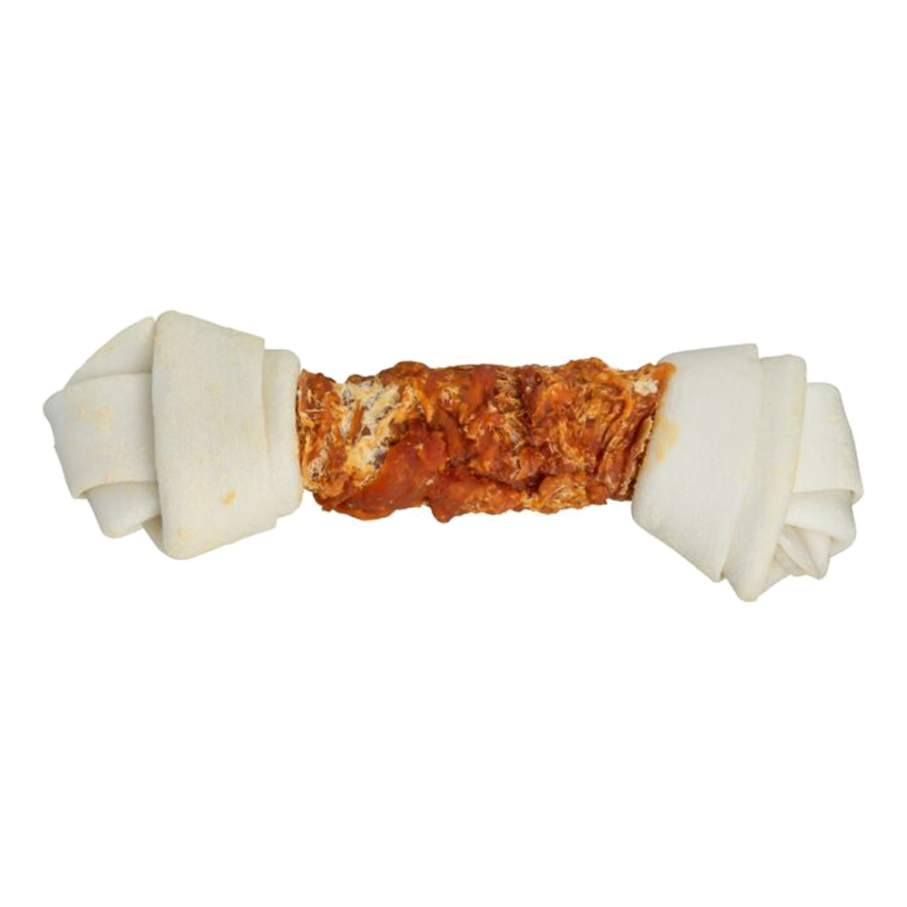 Trixie Denta Fun Knotted Chicken Chewing Bone - 25 cm - 1 stuk/220g