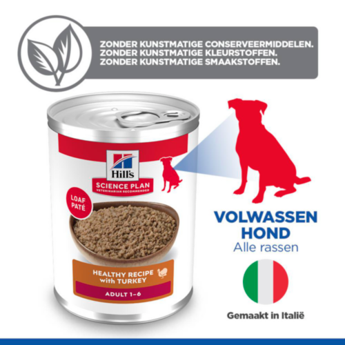 Hill's Science Plan - Medium - Adult - Kalkoen - Blik