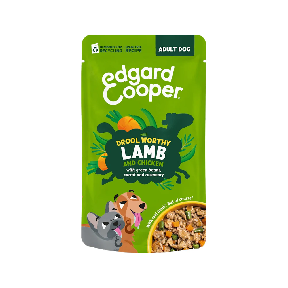 Edgard & Cooper Adult Drool Worthy - Lam & Kip - 8 x 150 g