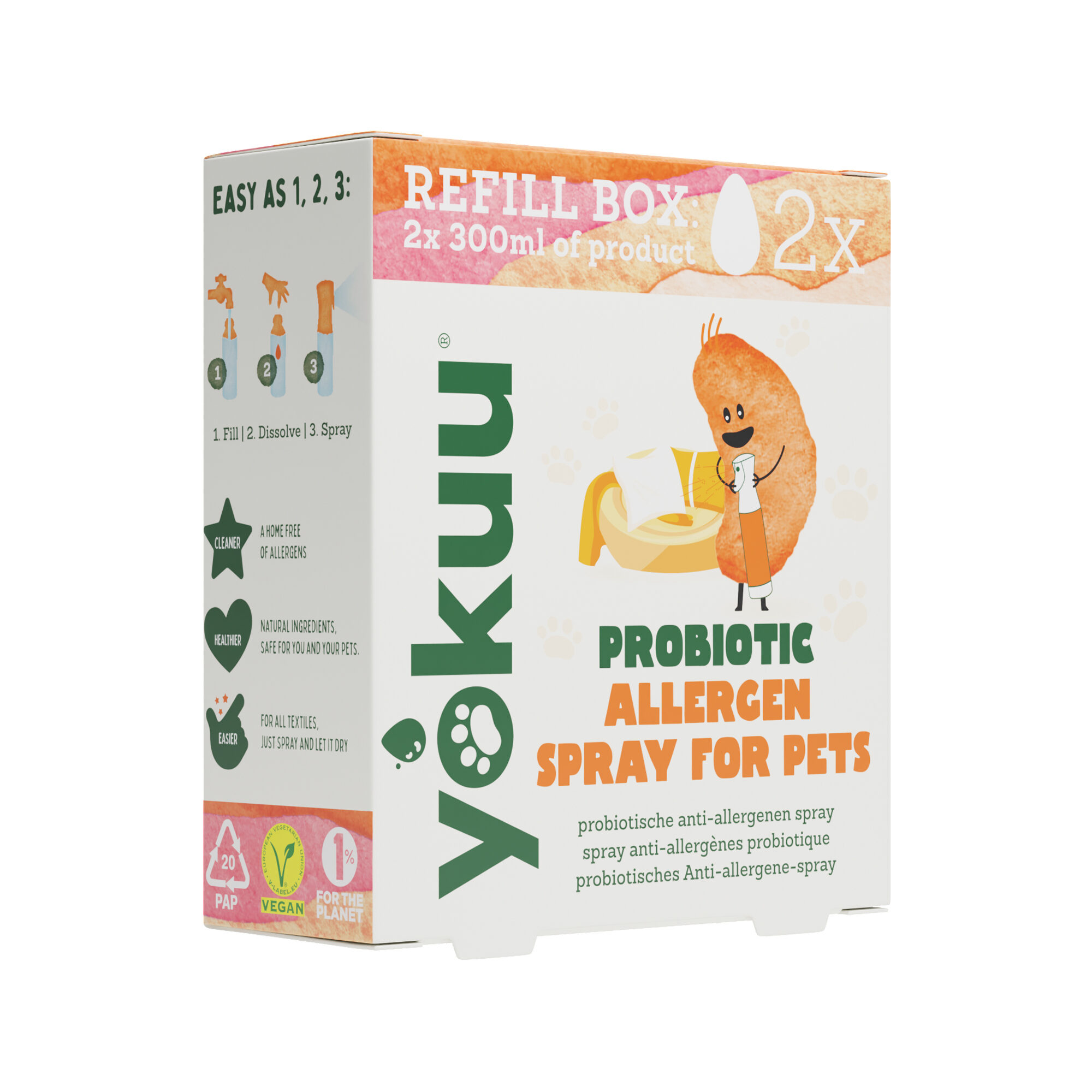 Yokuu Probiotisches Allergen-Spray Nachfüllung