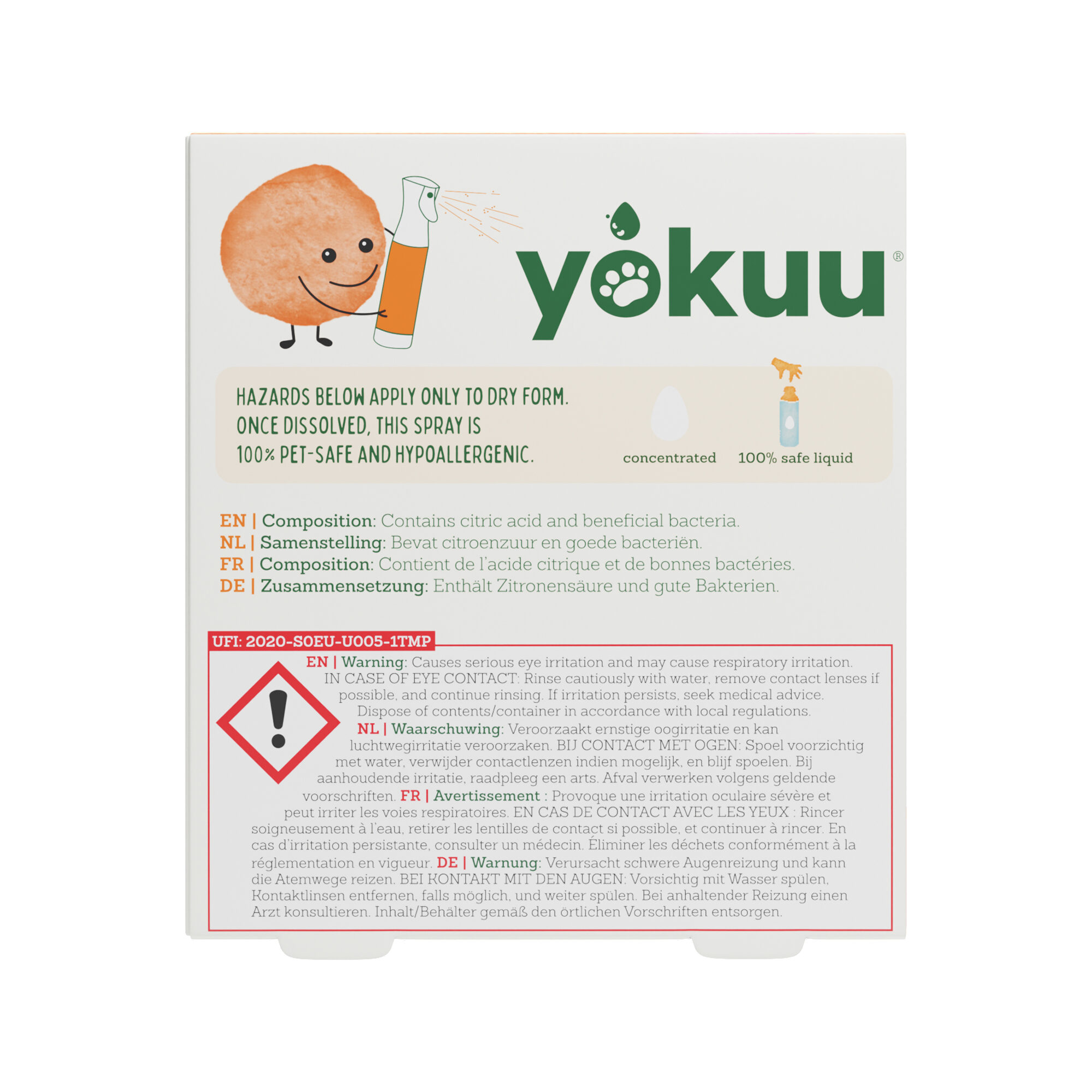 Yokuu Probiotisches Allergen-Spray Nachfüllung