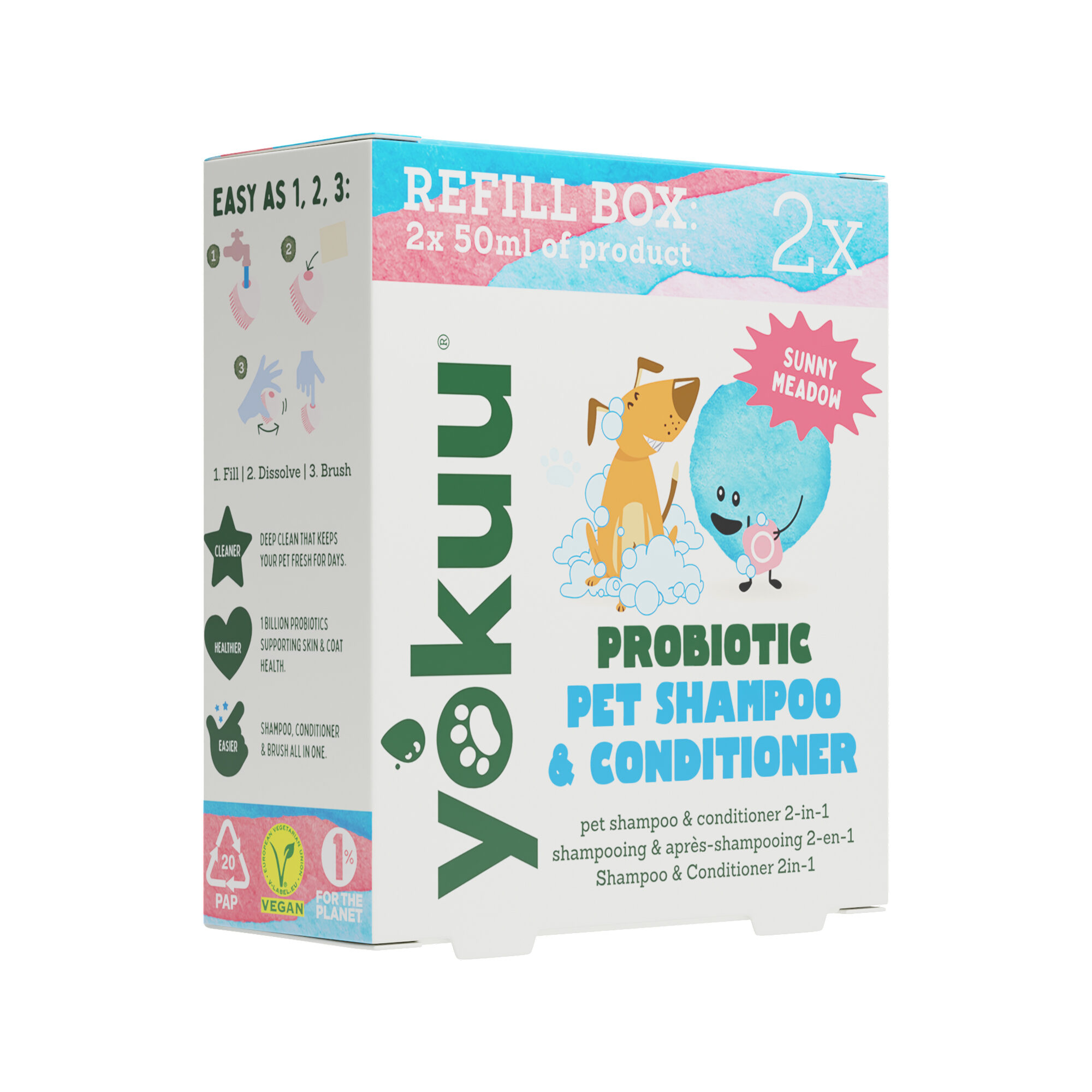 Yokuu Probiotisches Shampoo & Conditioner Nachfüllung