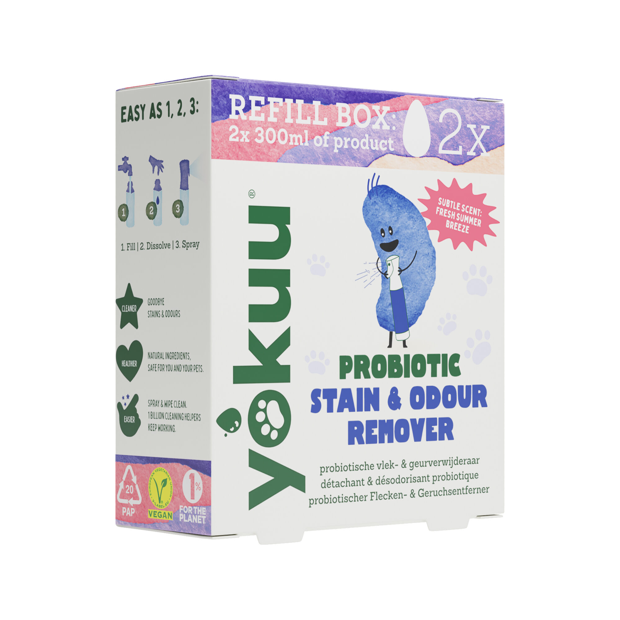 Yokuu Probiotischer Fleck- & Geruchsentferner Nachfüllpack