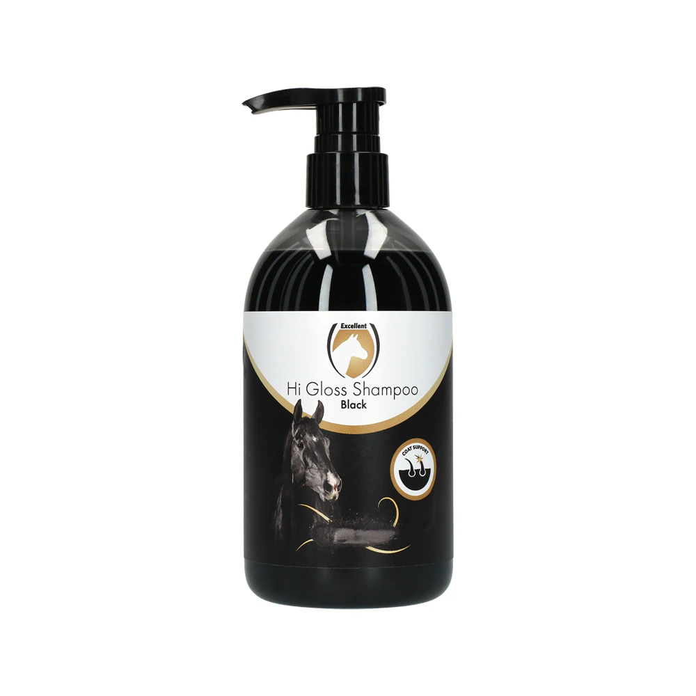 Excellent Horse Hi Gloss Farveshampoo - Black - 500 ml