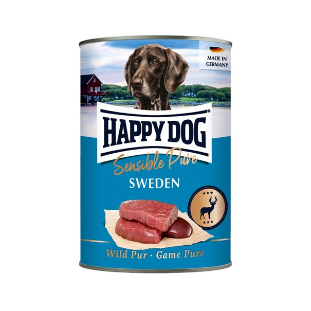 Happy Dog Sensible Pure Sweden - Gibier - 12 x 400 g