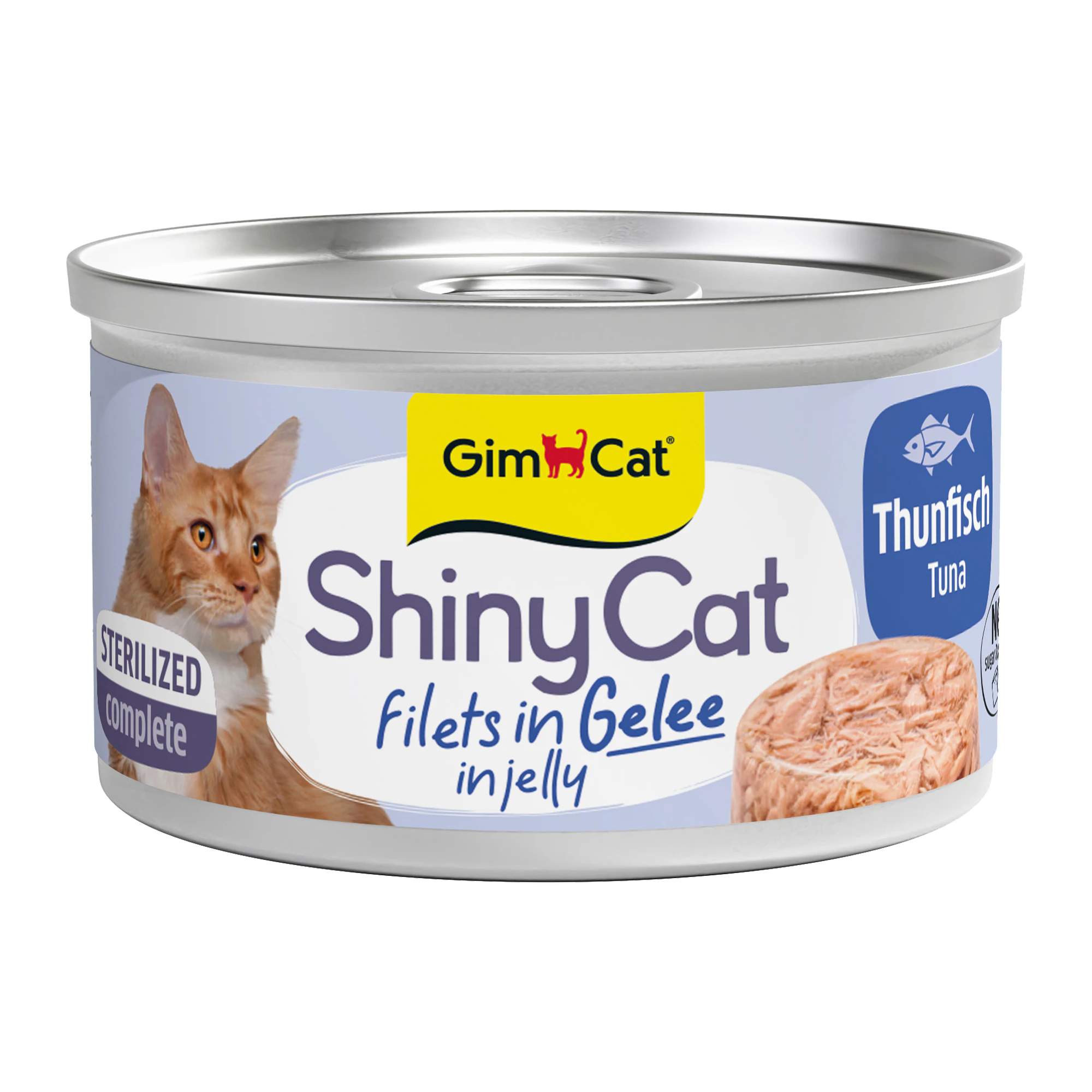 GimCat ShinyCat Sterilized in Jelly - Thunfisch - 24 x 70 g