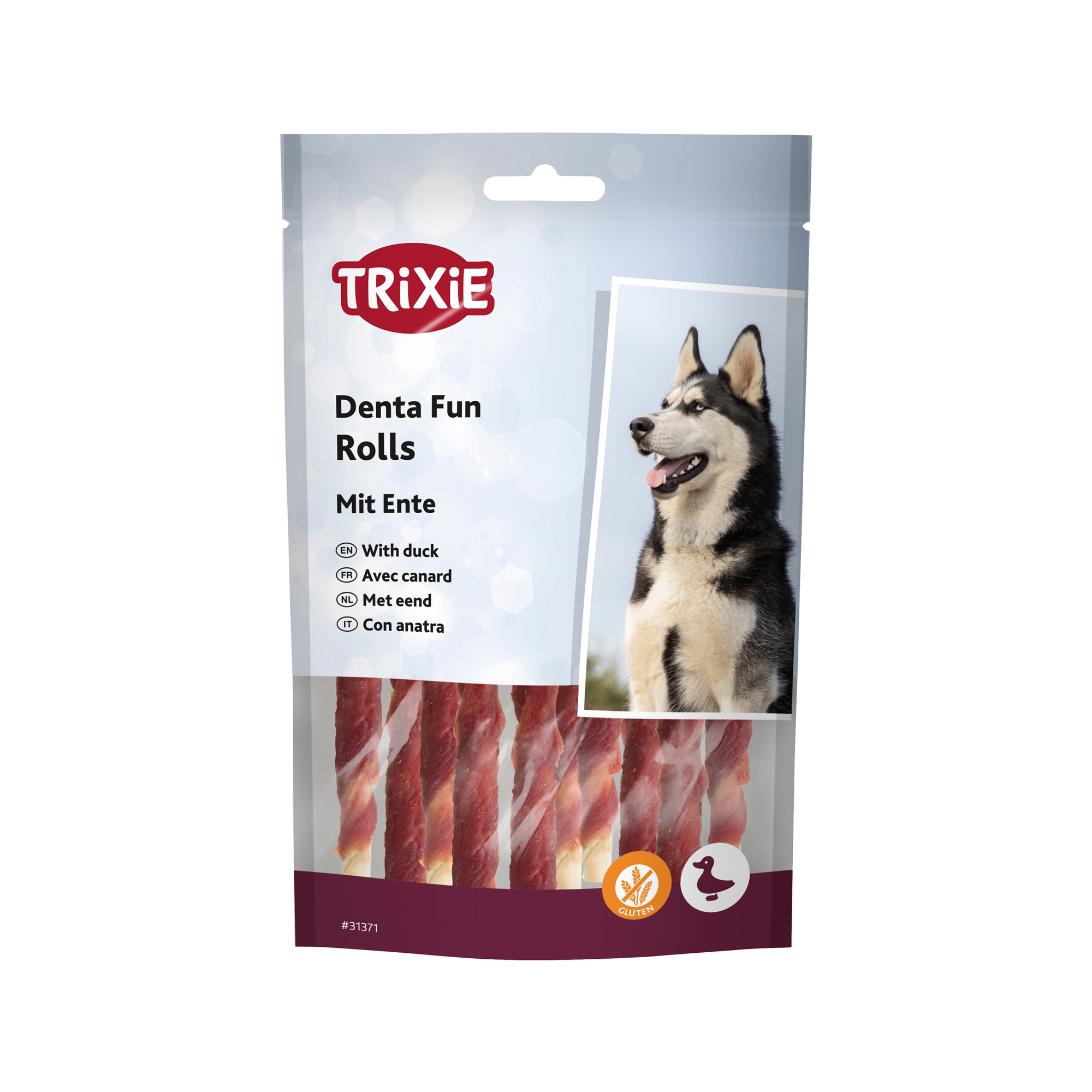 Trixie Denta Fun Duck Chewing Rolls