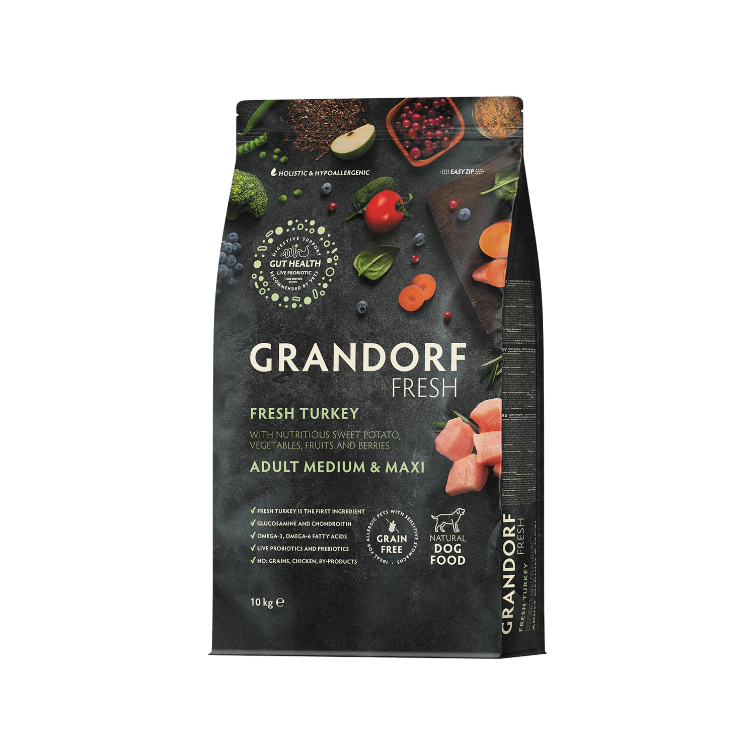 Grandorf Fresh Medium & Maxi Breeds Adult - Truthahn - 10 kg