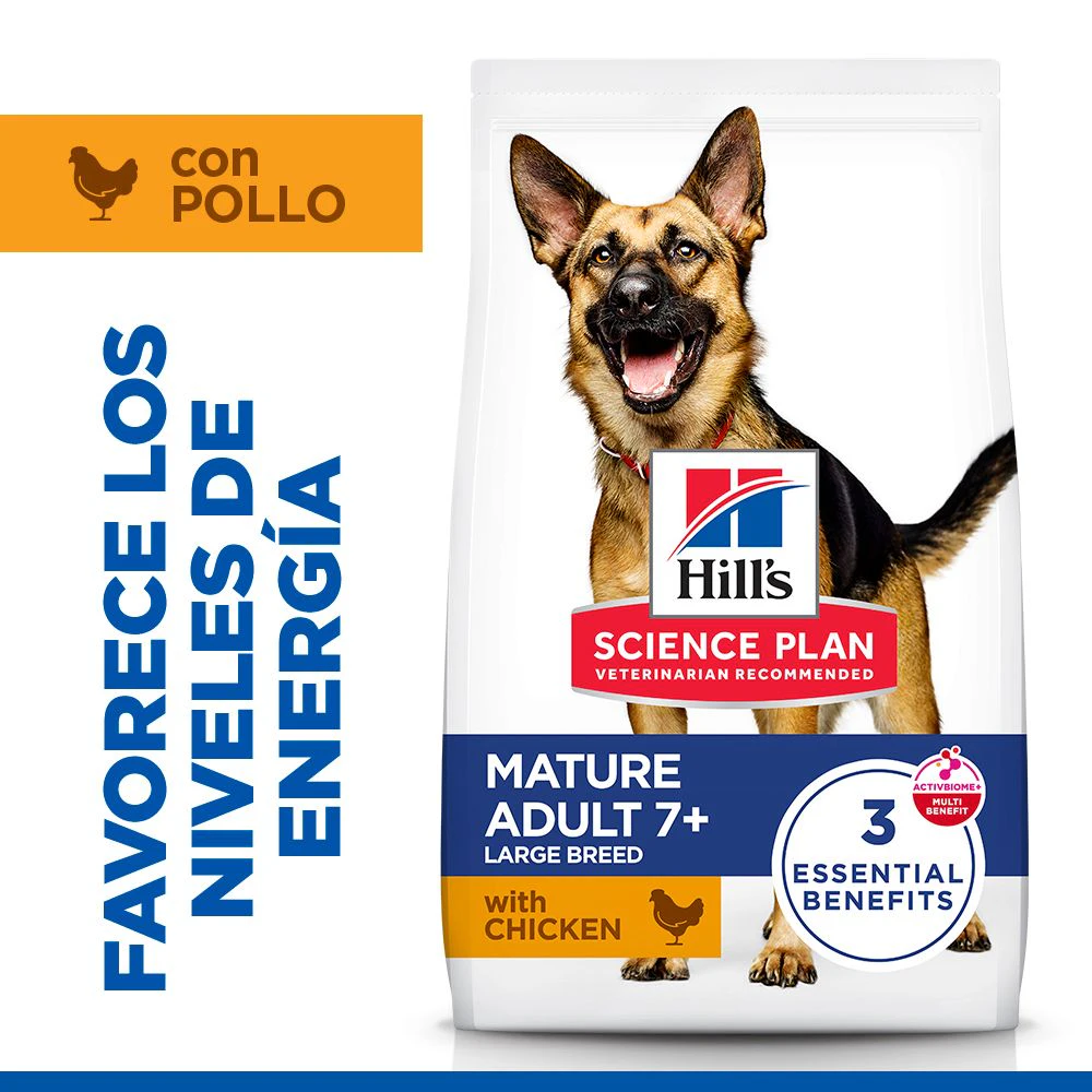 Hill's Science Plan - Large Breed - Mature Adult 6+ - Pollo