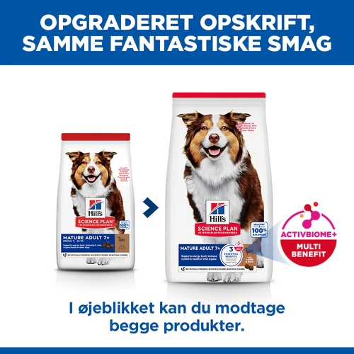 Hill's Science Plan - Medium - Mature Adult 7+ - Lam & Ris