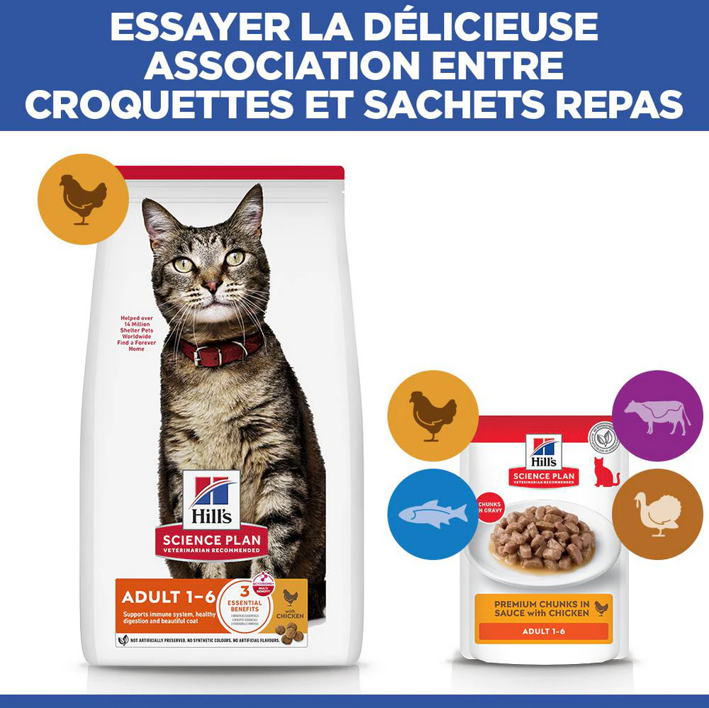 Hill's Science Plan Adult - Sachet - Poulet