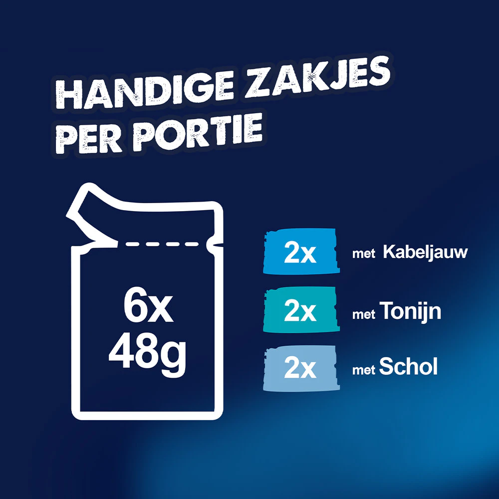 Felix Soup Vis Selectie -  6 x 48 gram
