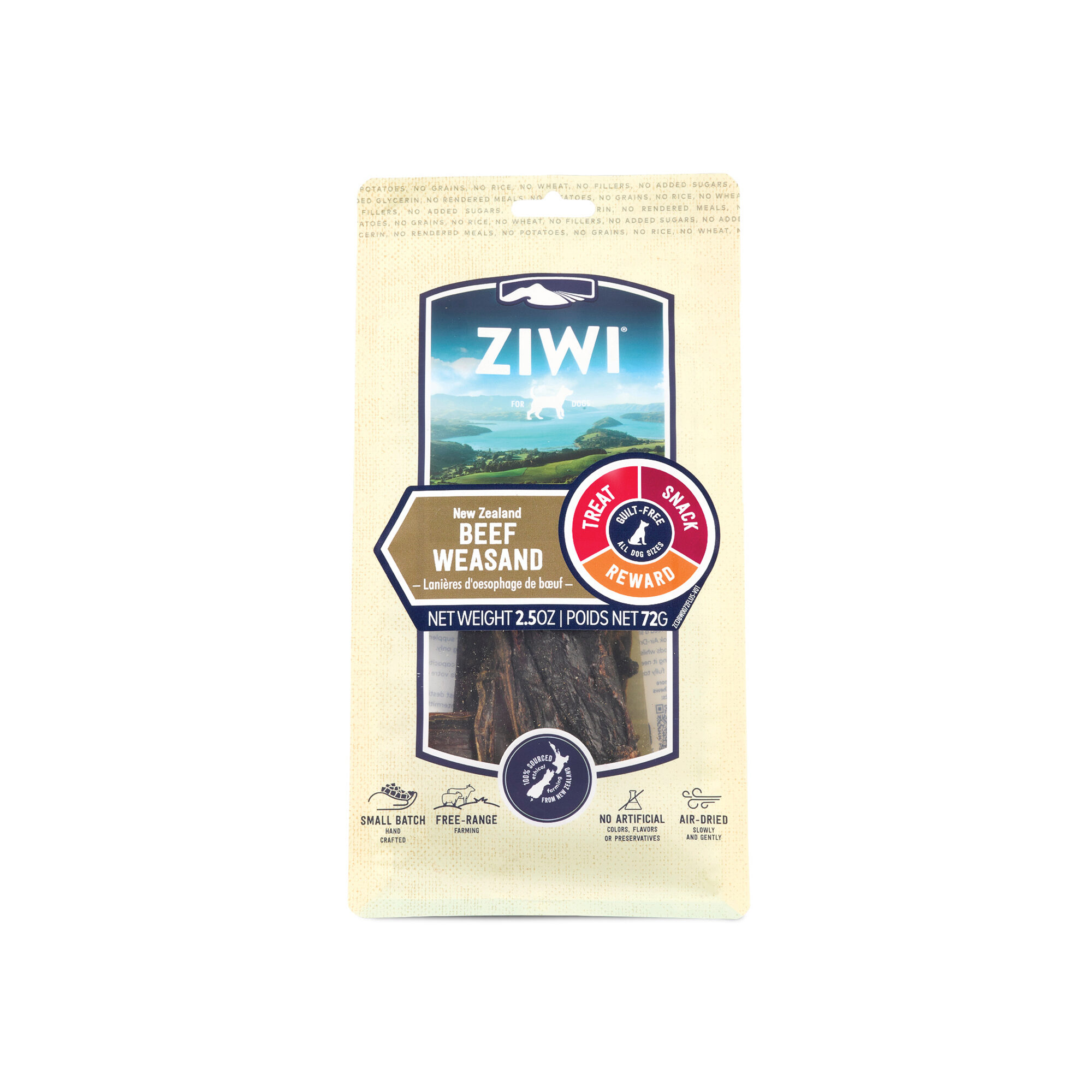 ZIWI Peak Hondensnack Runderslokdarm