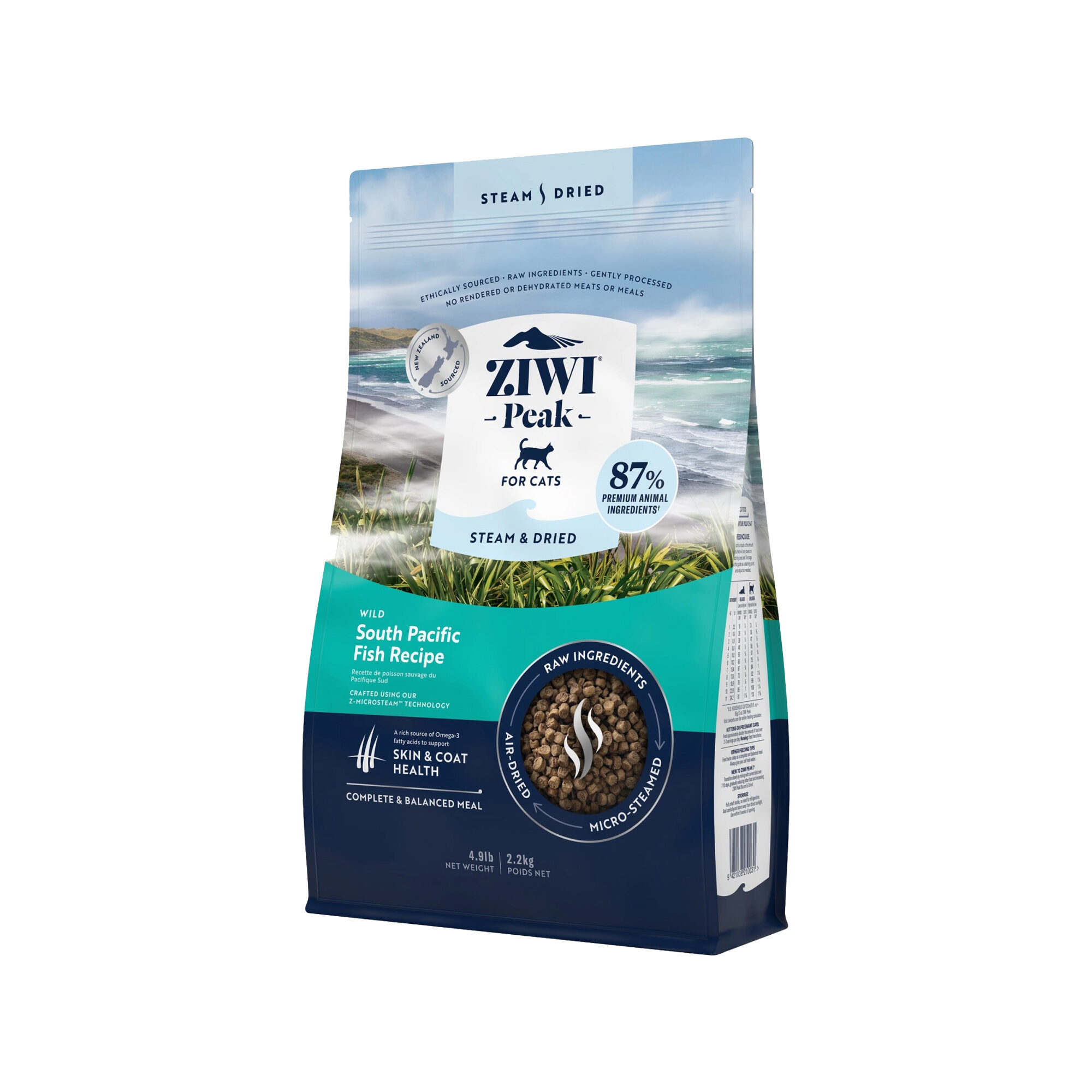 Ziwi Peak Steam & Dried Kattefoder - Fisk
