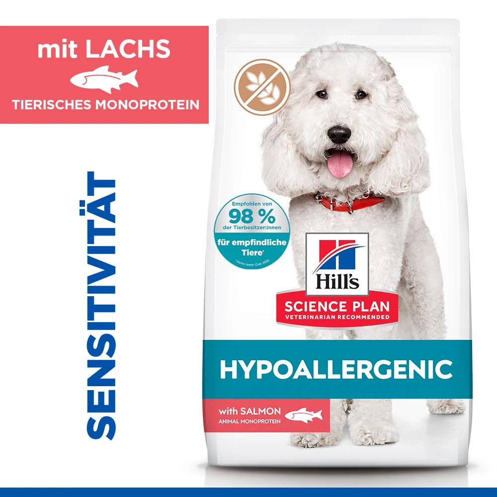 Hill's Science Plan Hypoallergen Adult Medium Hundefutter - Lachs
