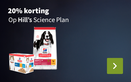 20% korting op Hill's sience plan