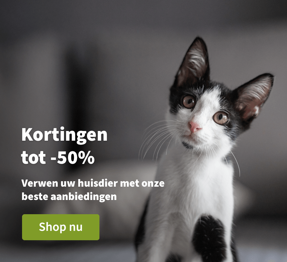 Kortingen tot -50% - Verwen uw huisdier met onze beste aanbiedingen 