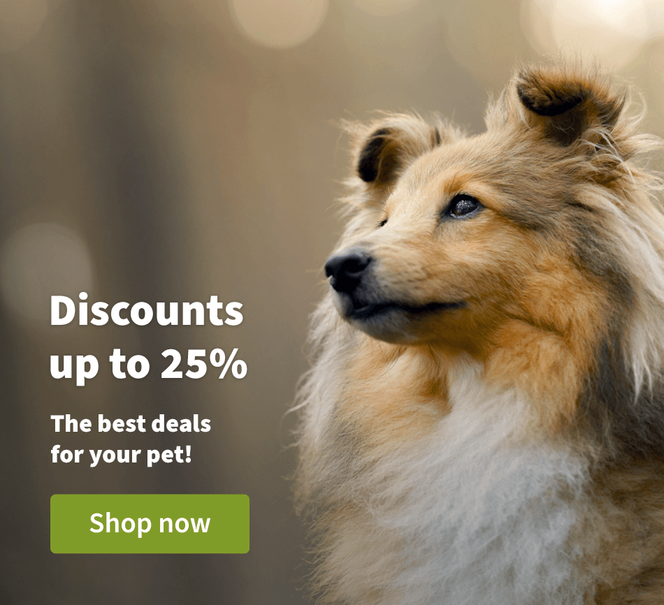 Discounts up to 25% - The best deals for your pet!