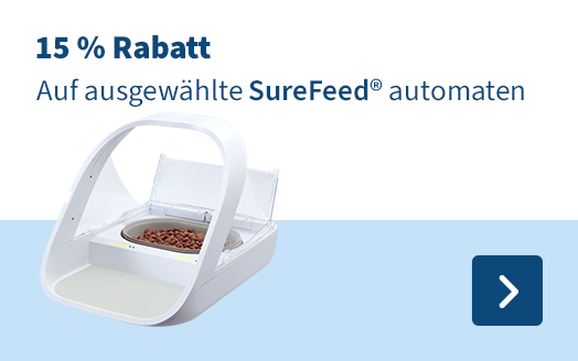 15 % Rabatt auf ausgewahlte SureFeed futterautomaten