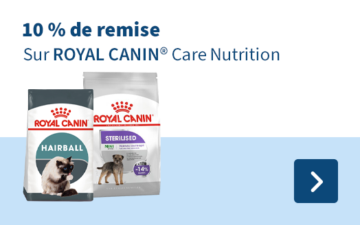 10 % de remise sur Royal Canin Care Nutrition
