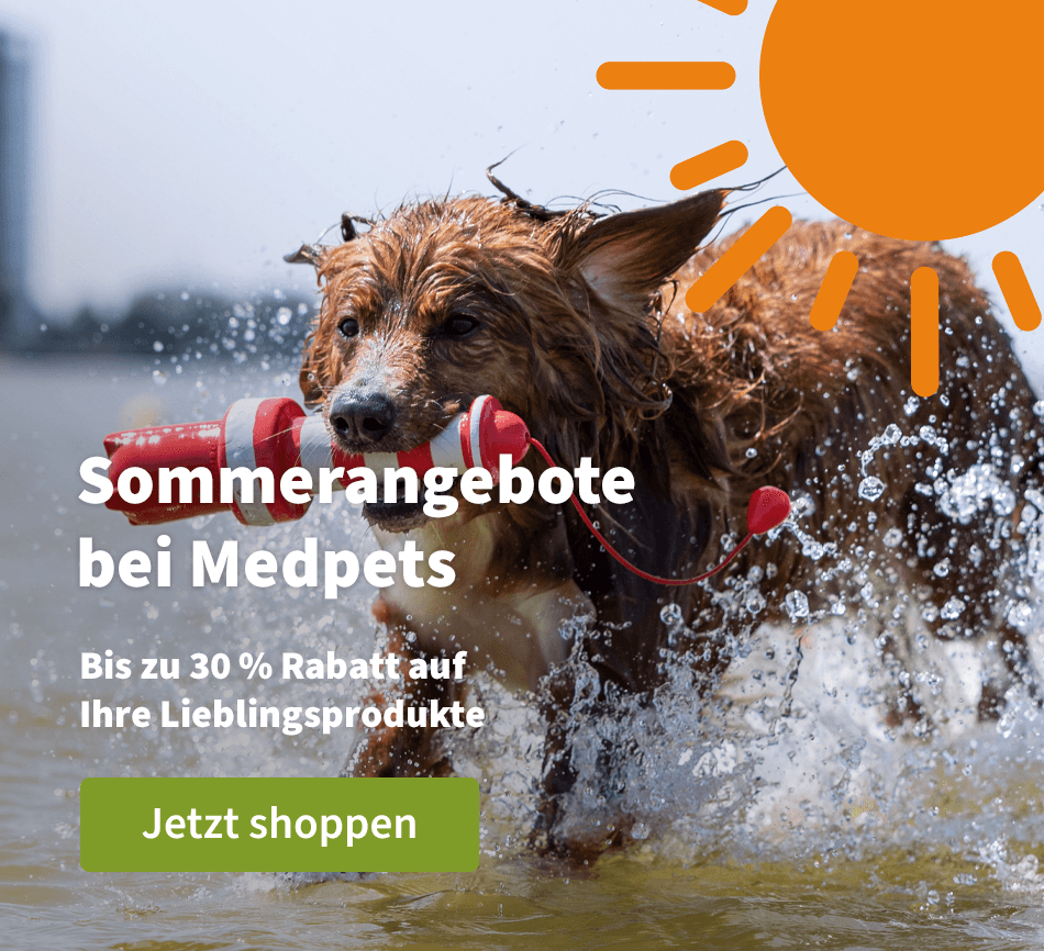 Sommerangebote bei Medpets - Bis zu 30 % Rabatt auf Ihre Liebelingsprodukte 
