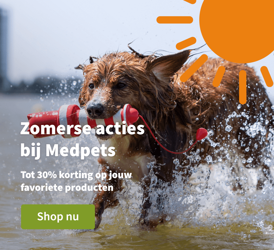 Zomers acties bij Medpets - Tot 30% korting op jouw favoriete producten