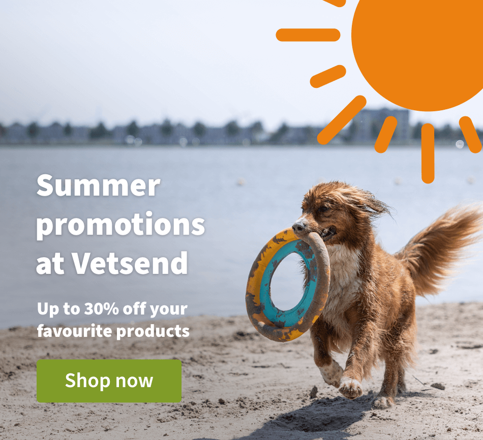 Summer promotions at Vetsend - Up to 30% off your favourite products 
