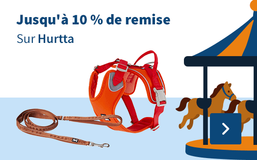 Jusqu'à 10 % de remise, Sur Hurtta