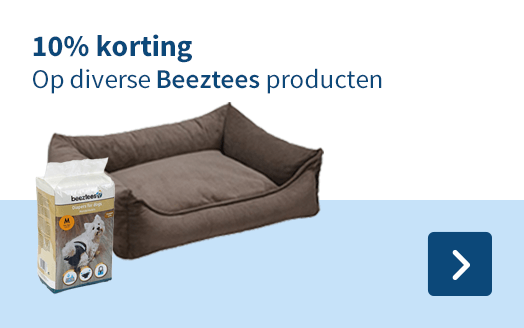 10% korting, op diverse beeztees producten