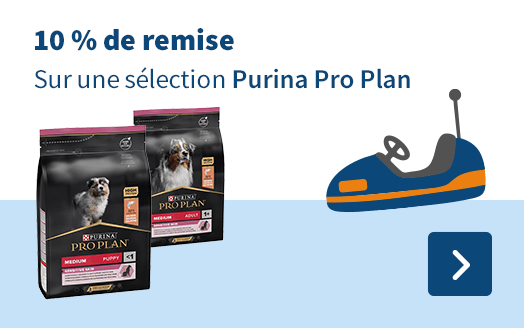 10 % de remise , Sur une sélection Purina Pro plan