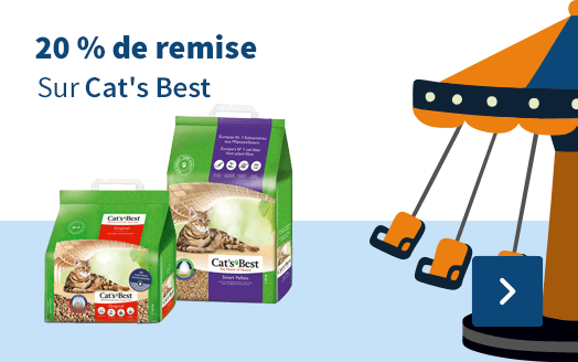 20 % de remise, Sur Cat's Best