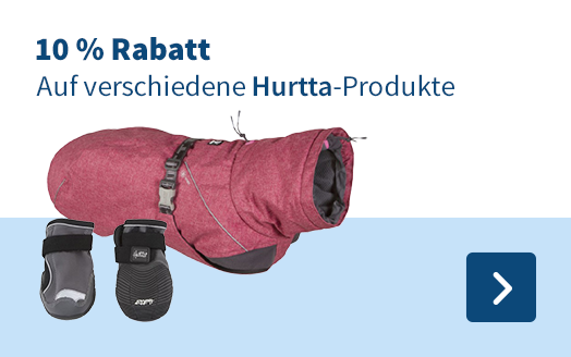 10 % Rabatt, Auf verschiedene Hurtta-Produkte