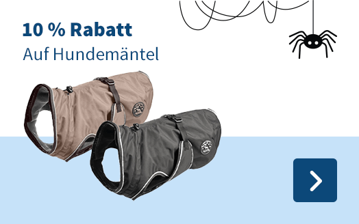 10 % Rabatt, Auf Hundenmäntel